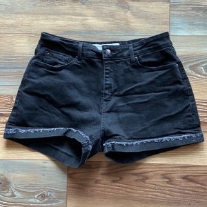 Levi’s black shorts high rise size 12